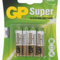 Батарейка GP SUPER 4 шт AAA блистер/пленка